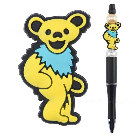 50pcs Winnie PVC penbeads