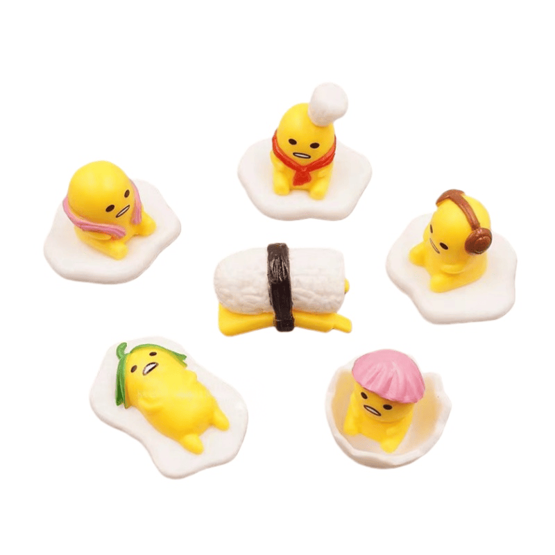 6 pcs Lazy Egg Lord 2