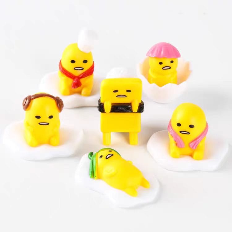 6 pcs Lazy Egg Lord 2