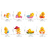 16 pcs/set  Cute duck