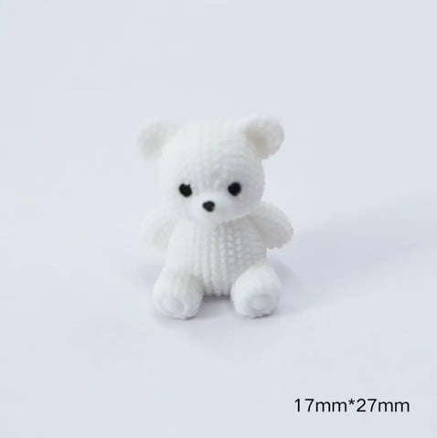 8 pcs Crochet Bear