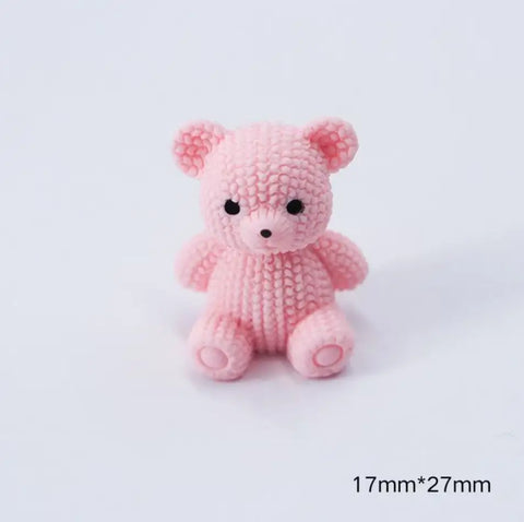 8 pcs Crochet Bear