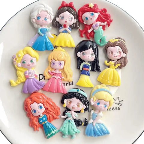 2pcs Princess Charms
