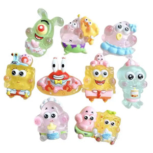 5pcs SpongeBob Charms