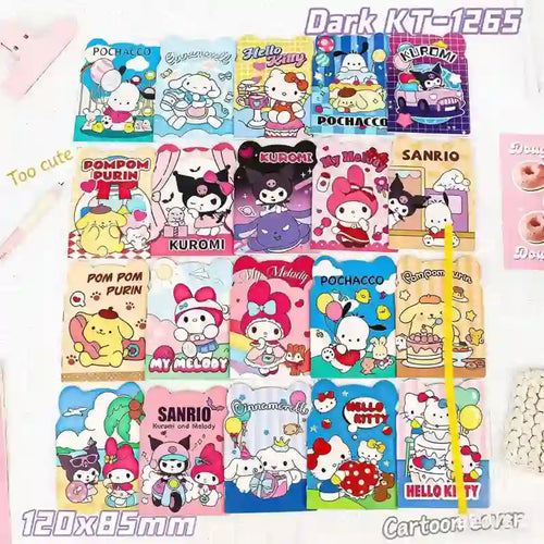 A6 Sanrio Notebook [Random 5Pcs]