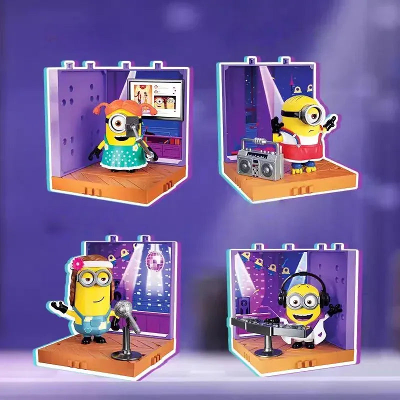 Minions Pop Star [set of  4]