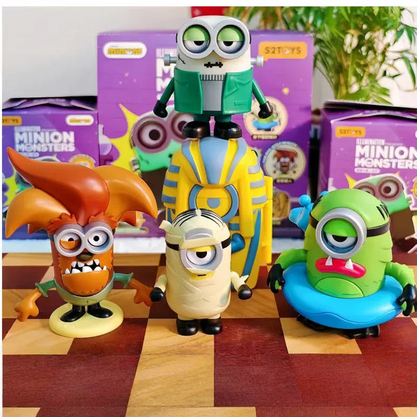 Halloween Monsters Minions [set of 4]