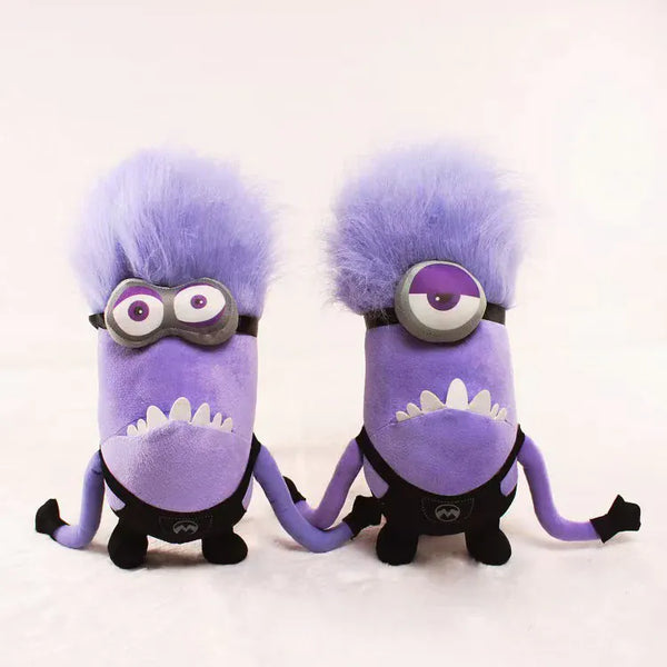 Crazy Purple Minion plush doll [set of 2]