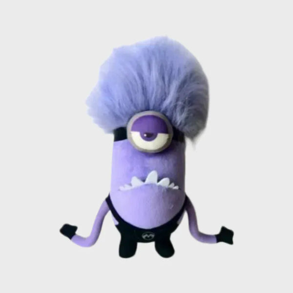 Crazy Purple Minion plush doll [set of 2]