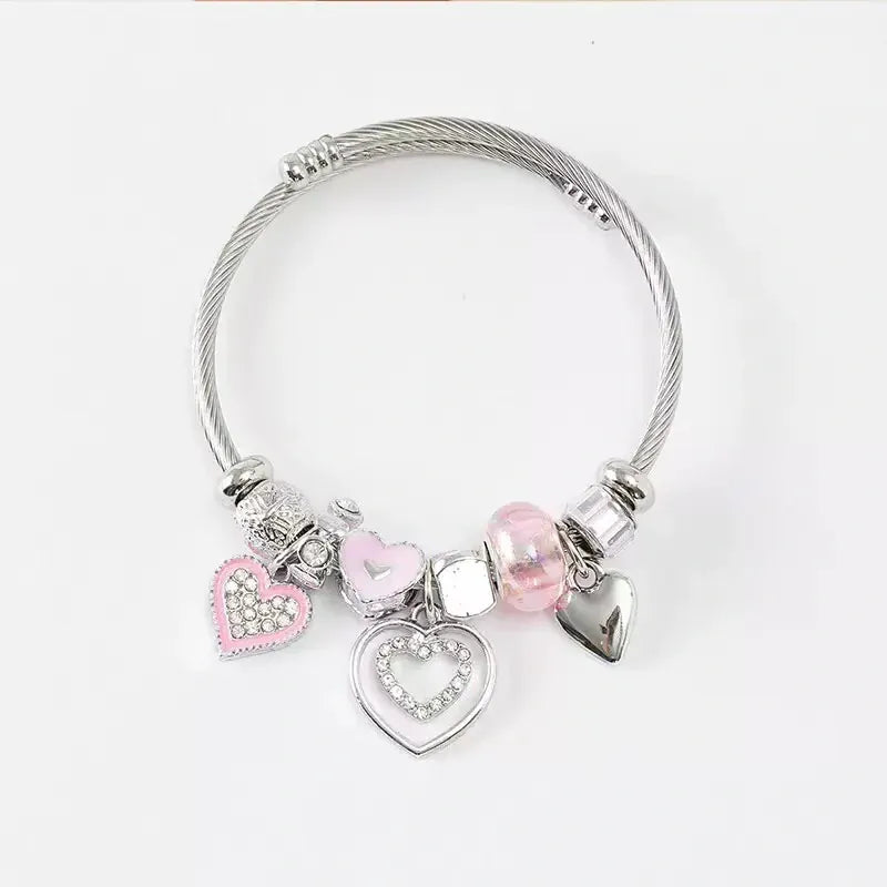 Forever Love Pandora Bracelet-Silver