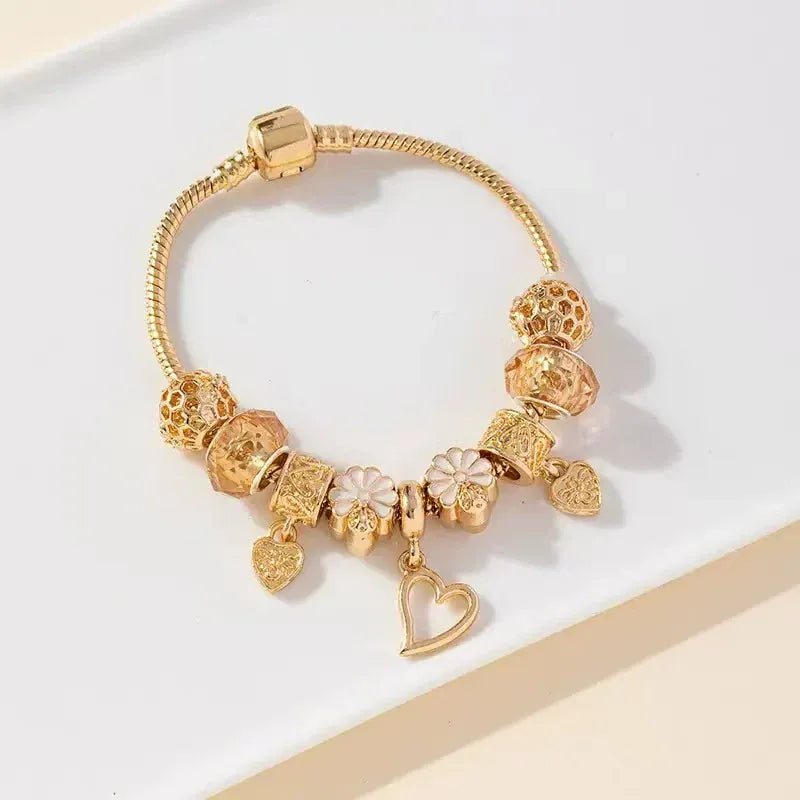 Forever Love Pandora Bracelet-Golden