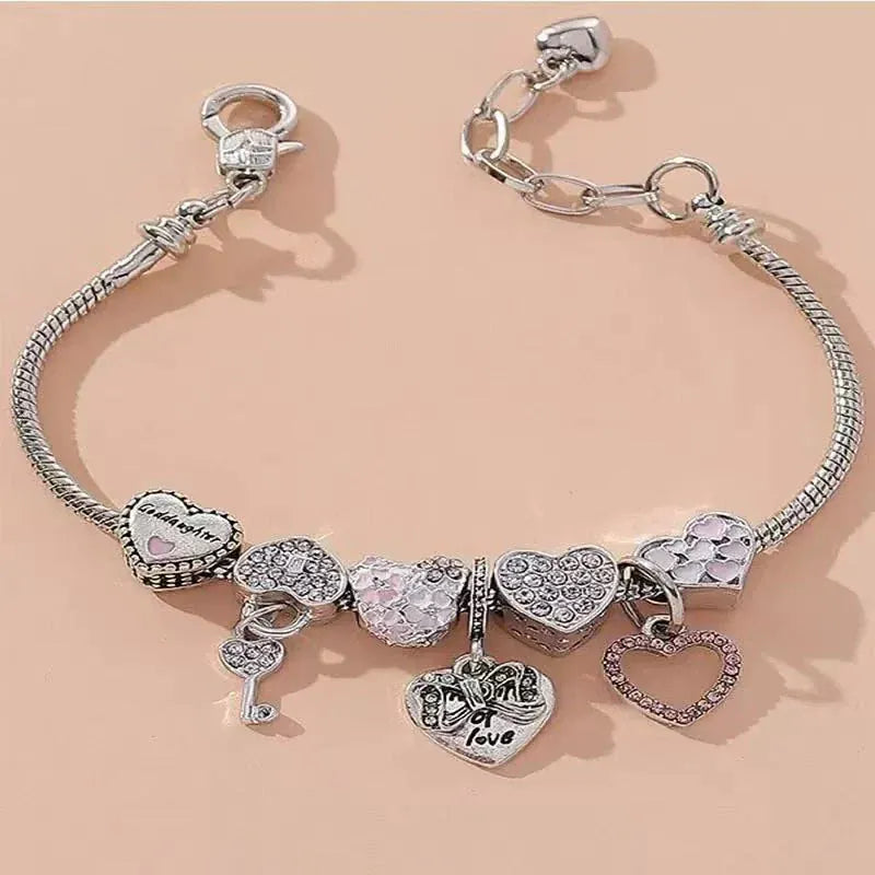 Forever Love Pandora Bracelet-Silver