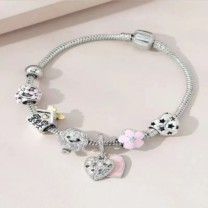 Forever Love Pandora Bracelet-Silver