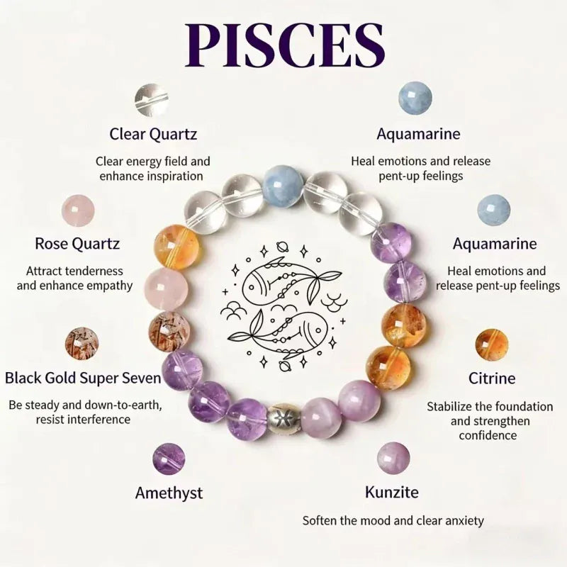 Constellation Natural Crystal Bracelet A