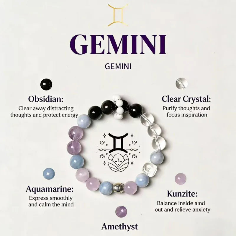 Constellation Natural Crystal Bracelet A