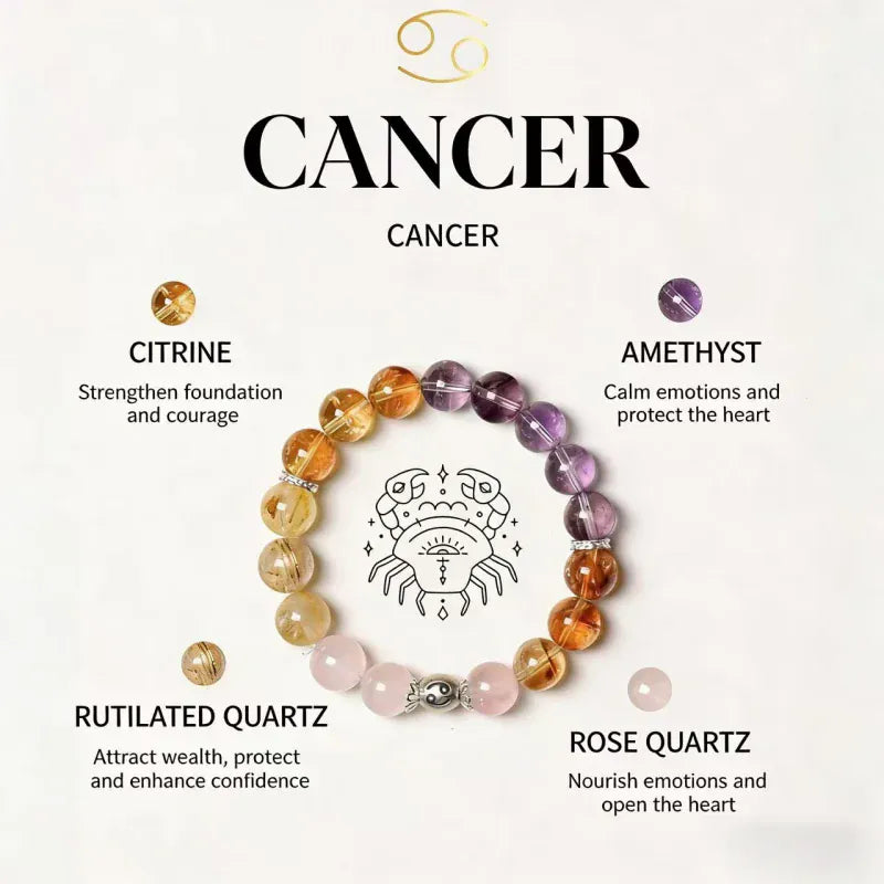 Constellation Natural Crystal Bracelet A