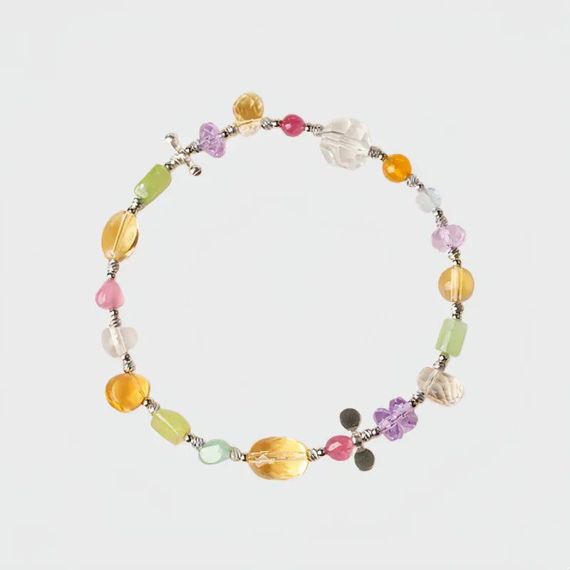 Rainbow Wealth Natural Crystal Bracelet