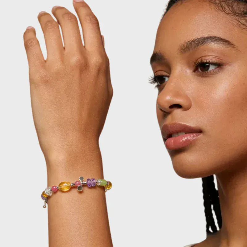 Rainbow Wealth Natural Crystal Bracelet