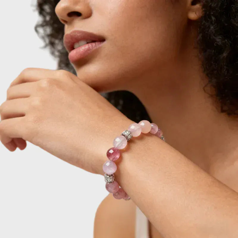 Petal Whisper Natural Crystal Bracelet