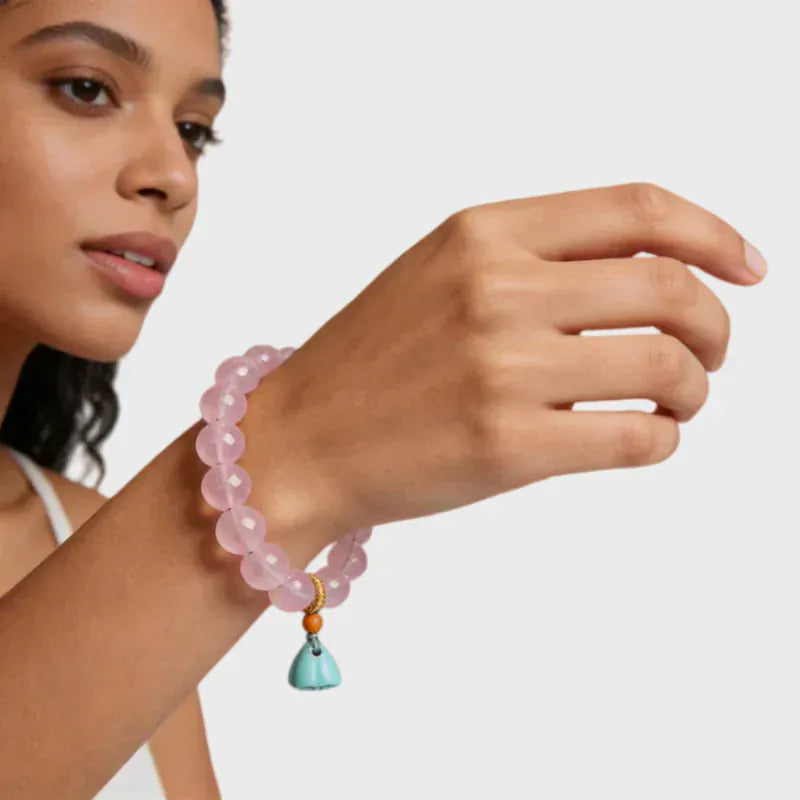 Rose Bliss Natural Crystal Bracelet