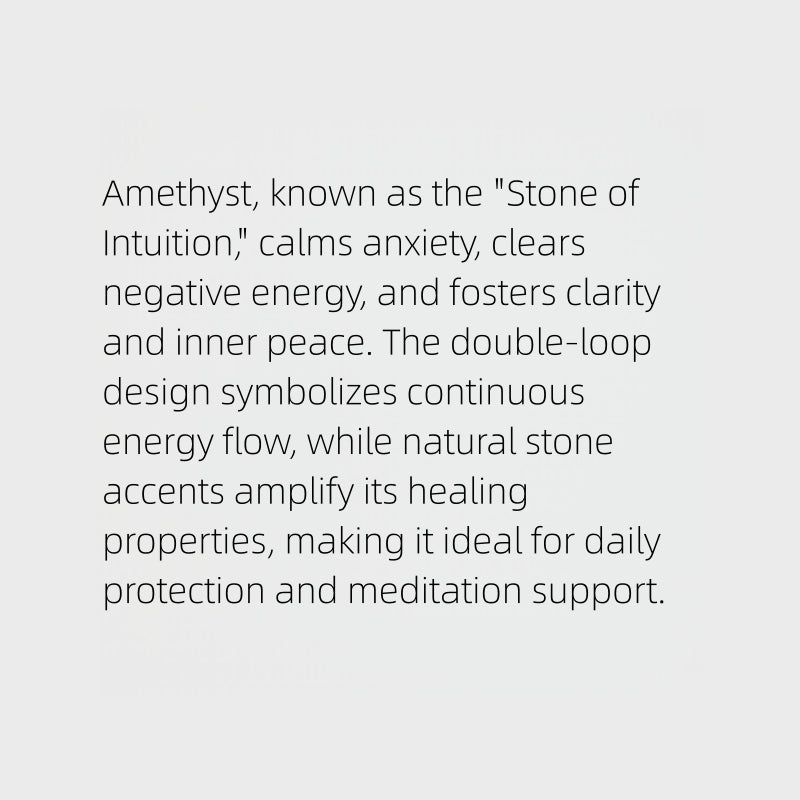 Third Eye Multi-Wrap Natural Crystal Bracelet