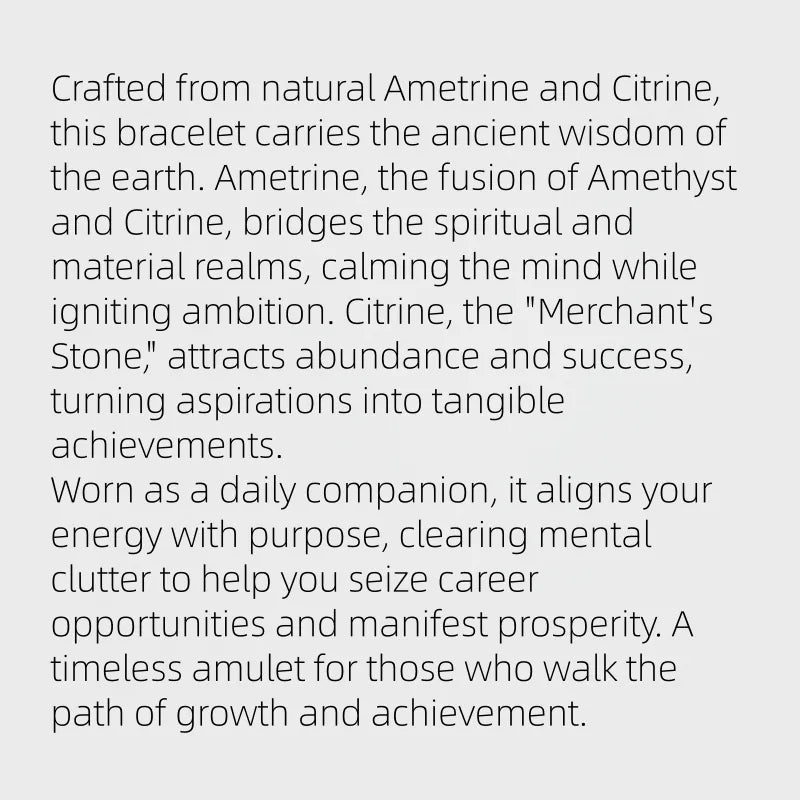 Royal Intuition Natural Crystal Bracelet