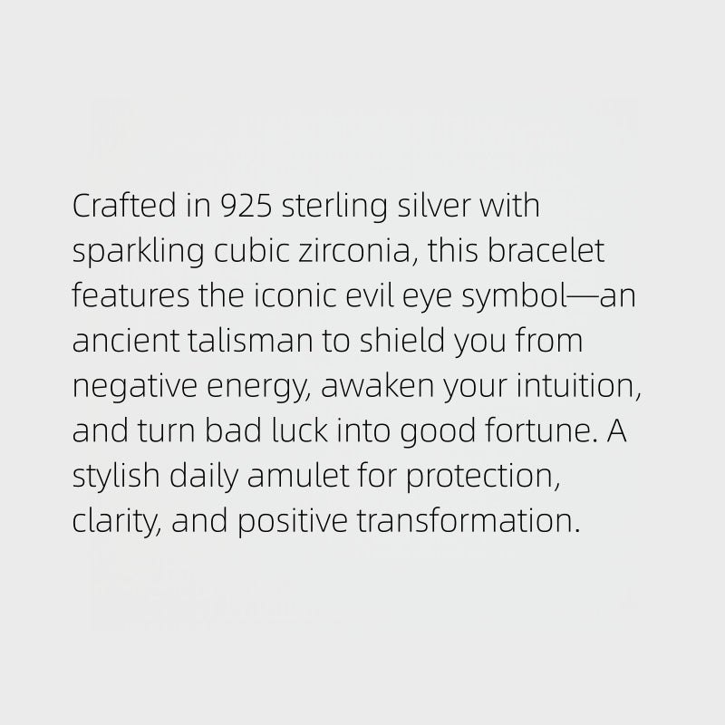 Evil Eye Protective Tennis Bracelet