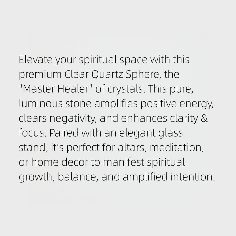 Natural Clear Quartz - Energy Cleansing & Creativity