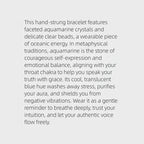 Ocean Voice Natural Aquamarine Bracelet