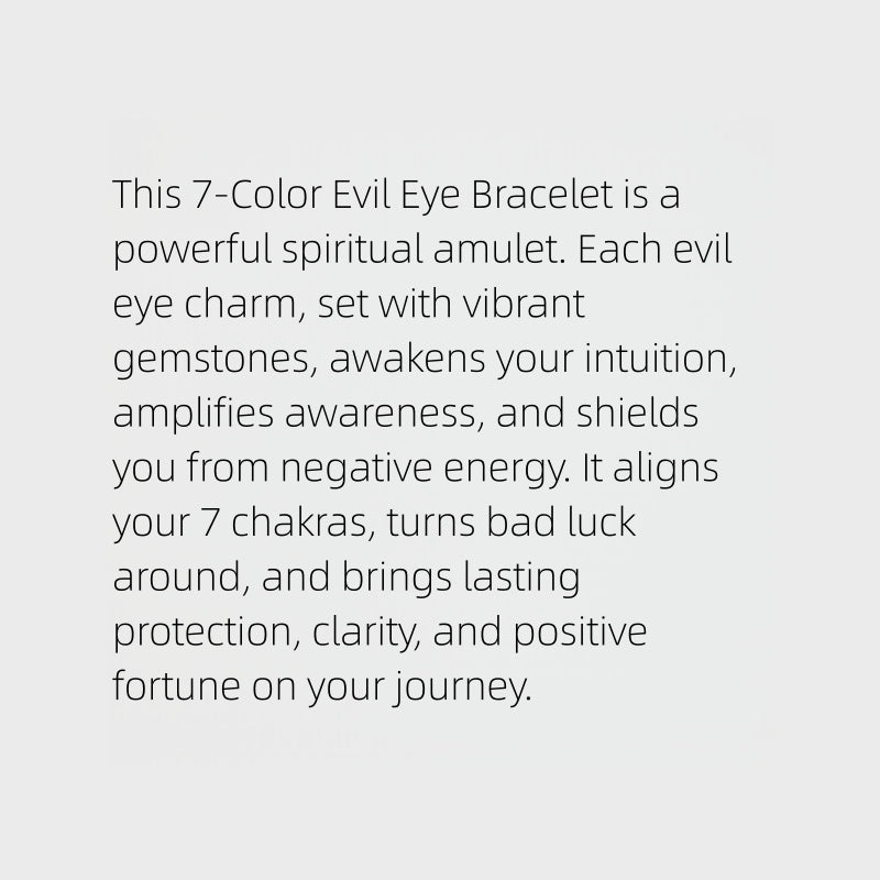 7-Color Protection Evil Eye Bracelet