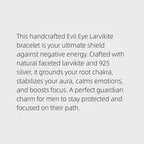 Evil Eye Natural Obsidian Bracelet