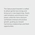 Sakura Bloom Pearl Bracelet