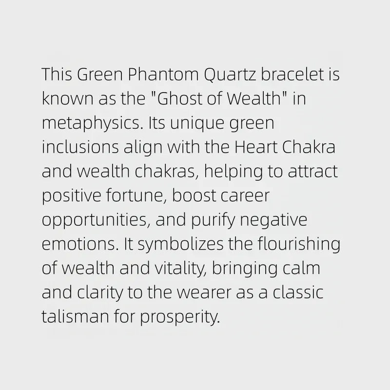 Fortune Aura Natural Crystal Bracelet