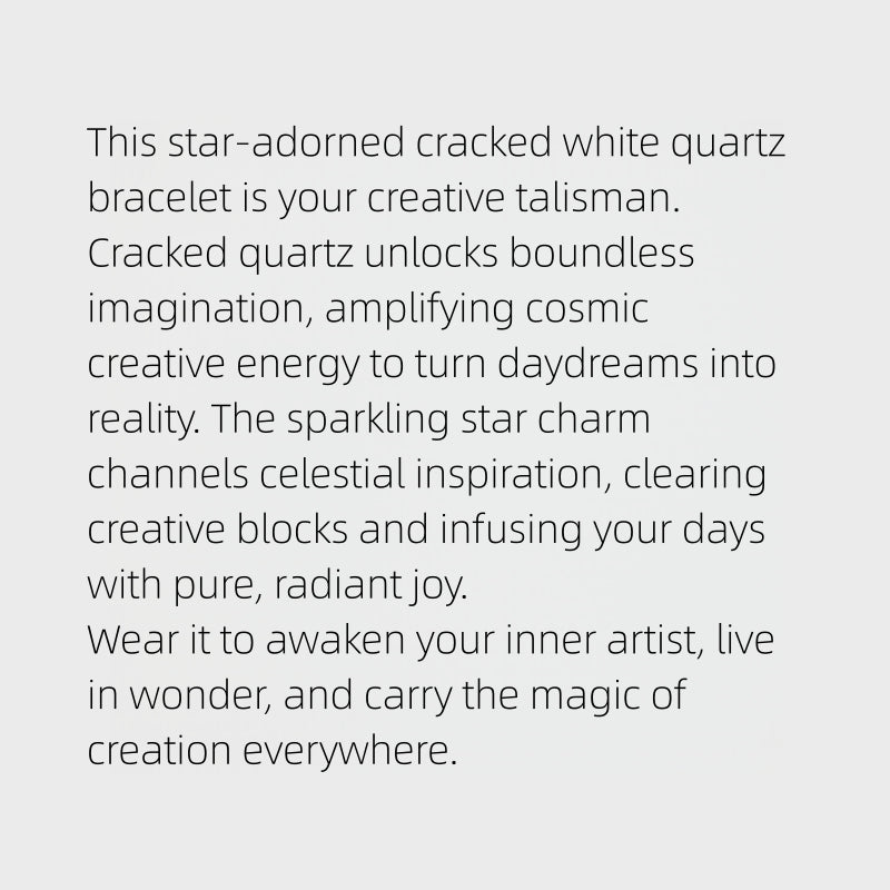 Star Super Power Natural Crystal Bracelet