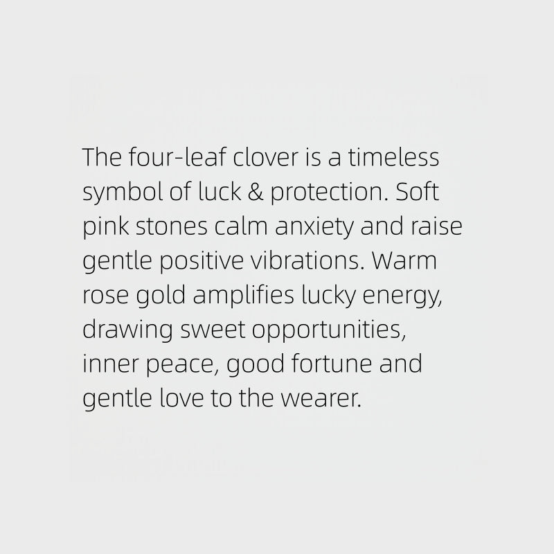 Four-Leaf Clover Double Layer Bracelet