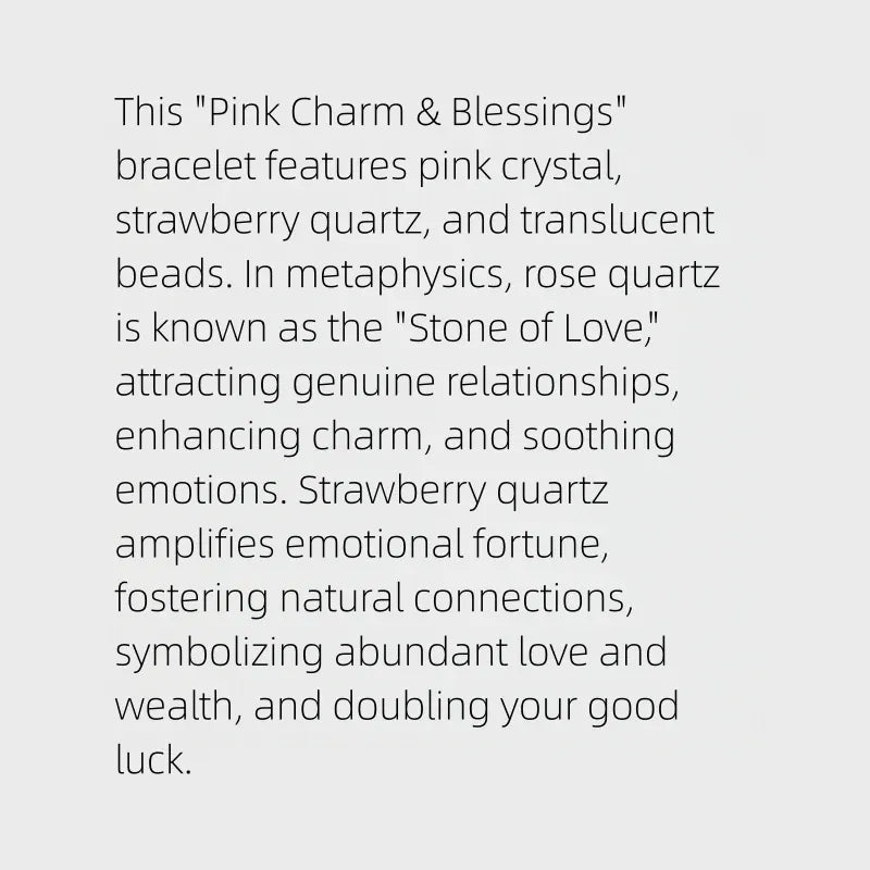 Petal Whisper Natural Crystal Bracelet
