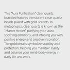Bracelet de cristal naturel Pure Radiance