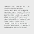 Bracelet en cristal naturel murmure de bambou