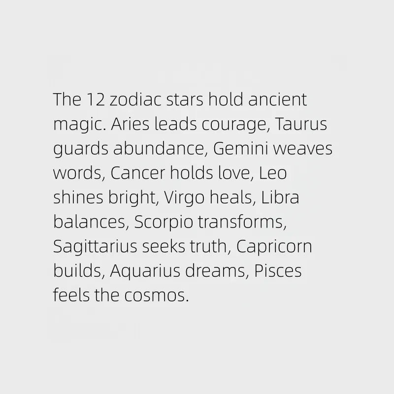 Constellation Natural Crystal Bracelet A