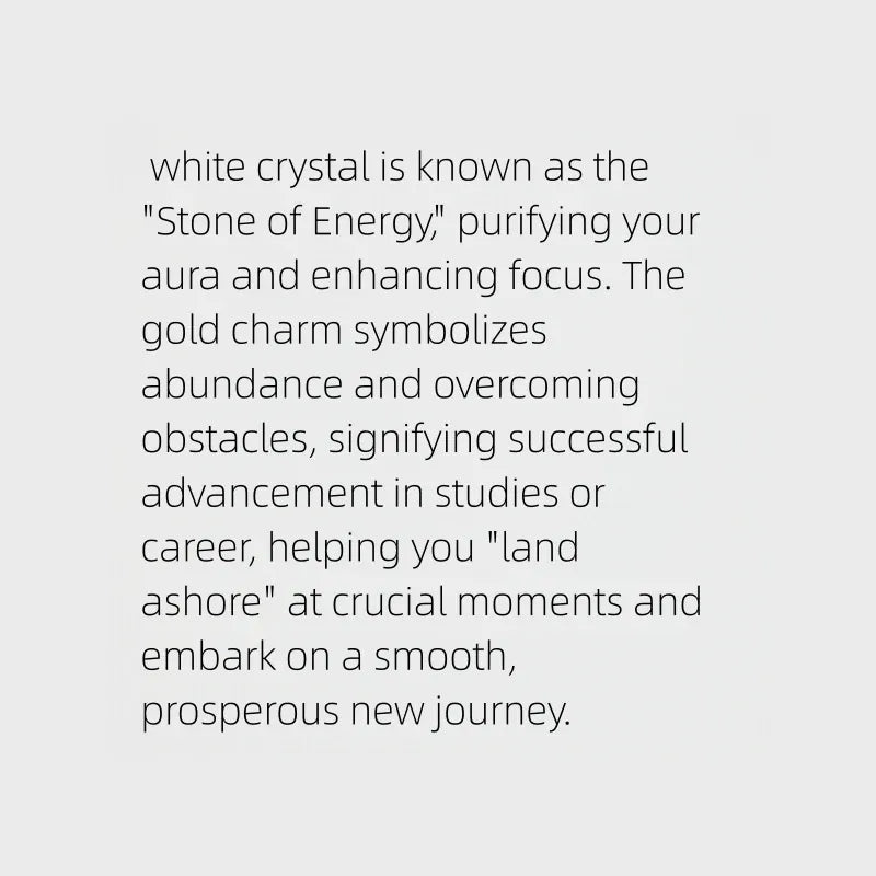 Bright Voyage Natural Crystal Bracelet