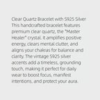 Timeless Pure Natural Crystal Bracelet