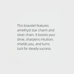 Star Power Natural Crystal Bracelet