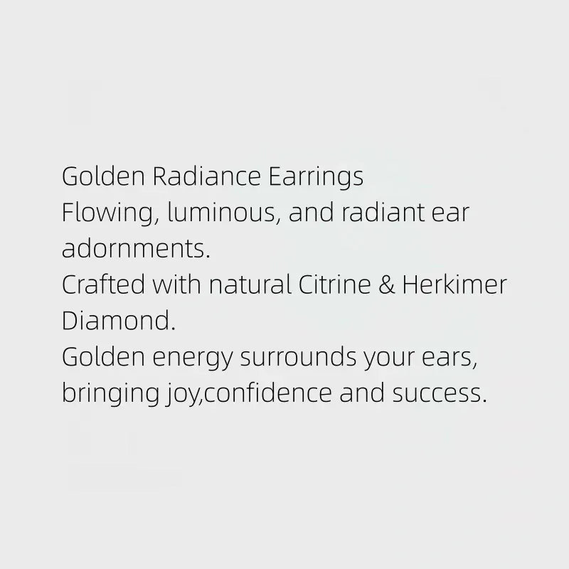 Natural Citrine Drop Earrings