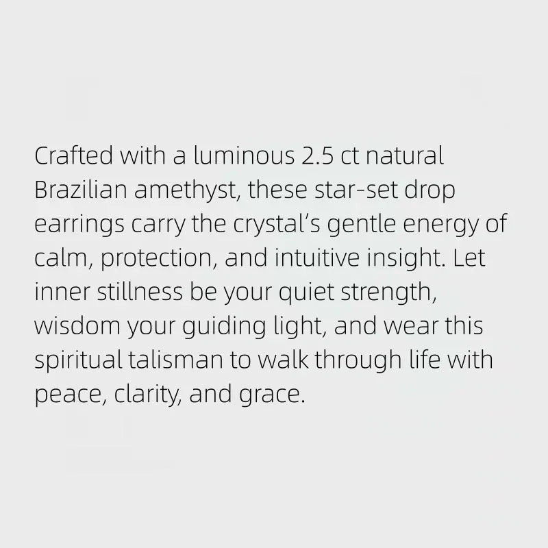 Celestial Insight Natural Amethyst Drops