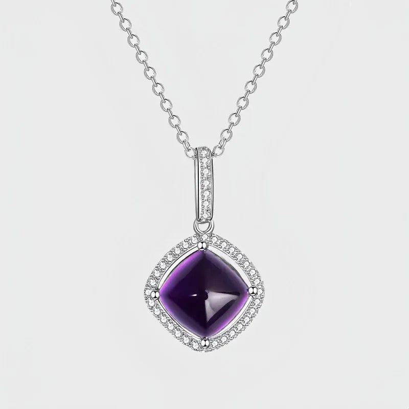 Orchid Amethyst Natural Necklace