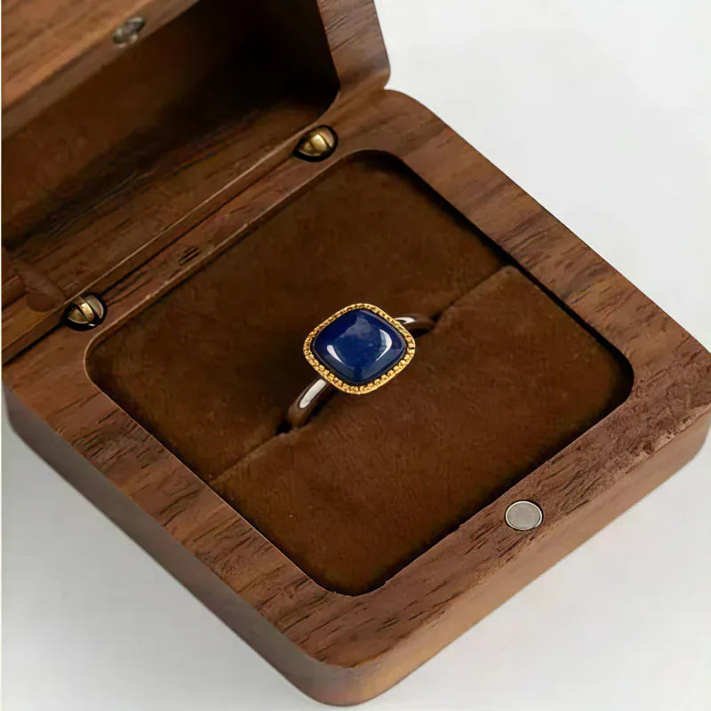 Classic Lapis Lazuli Indigo Ring