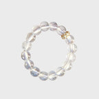 Bague naturelle en quartz clair pour la chance et le pouvoir