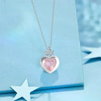 Collier en cristal naturel Tiara de l'amoureuse