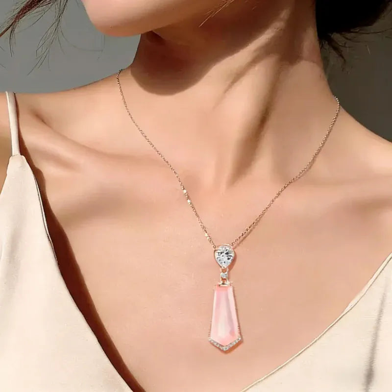 Tear of Love Natural Crystal Necklace
