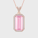 Collier en cristal naturel Monture Pétale